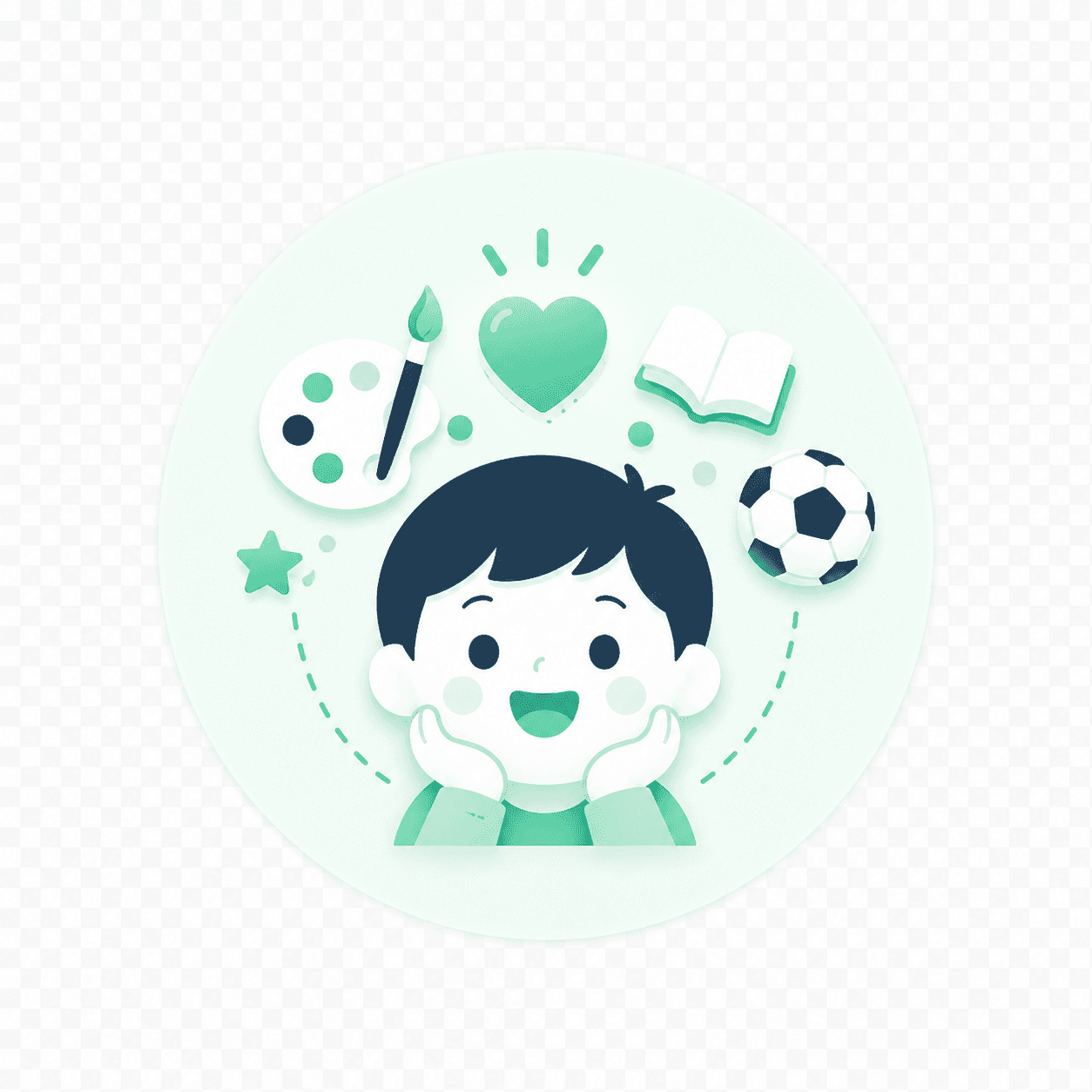好きなことを表す3Dアイコン